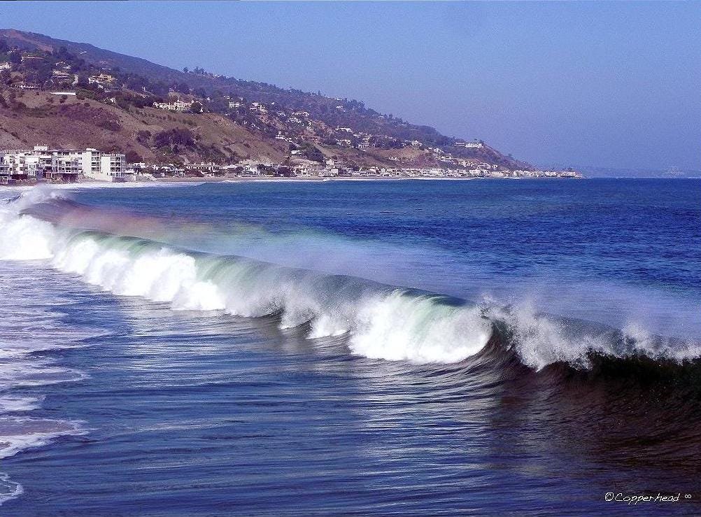 Malibu, Santa Monica, and Santa Barbara California Photo Note Cards