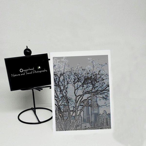 Chicago Photo Art Note Card-John Hancock Building